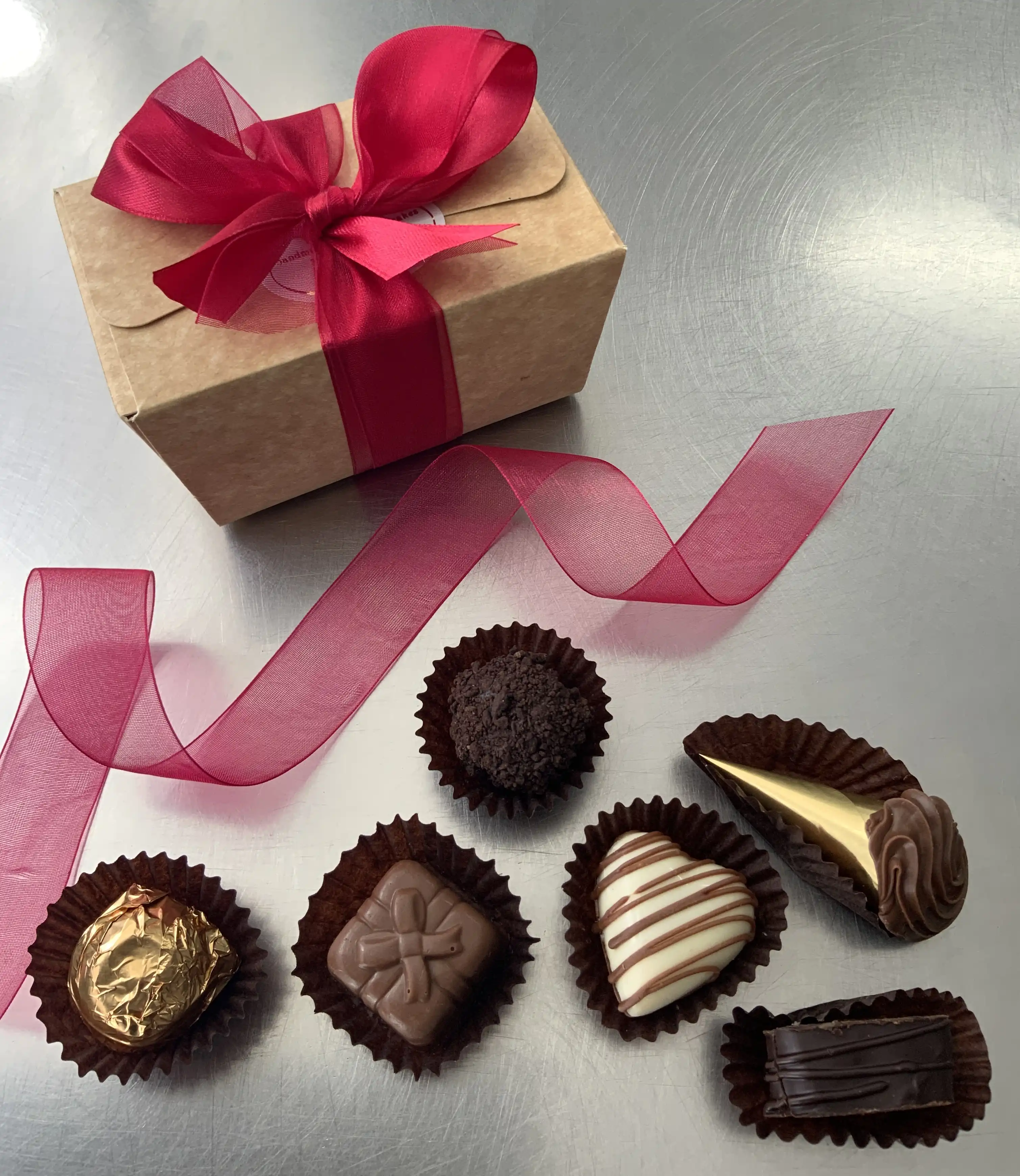 A chocolate box from Sophie&rsquo;s Chocolates